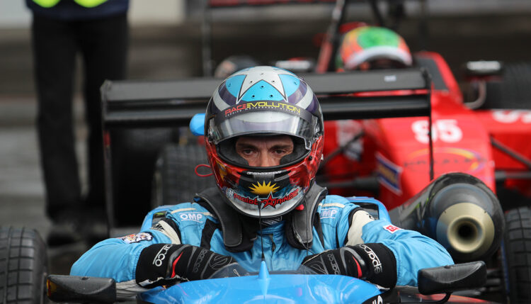 Paolo Brajnik wins a wet Formula race