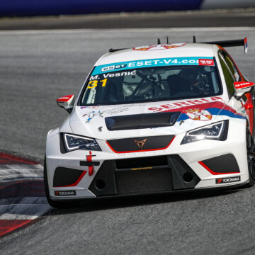 Milovan Vesnič won the first ESET TCR race at Red Bull Ring