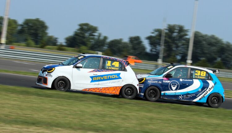 Matěj Korený takes his first win in Twingo Cup