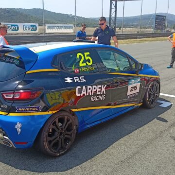 Tobias Poschik increased the lead in the Clio Cup