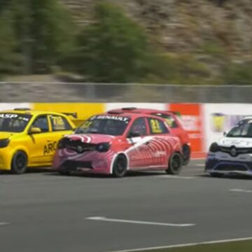 Photo finish in the Twingo Cup