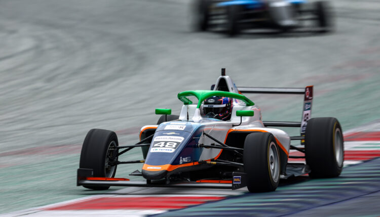 James Egozi claims pole-position at Red Bull Ring